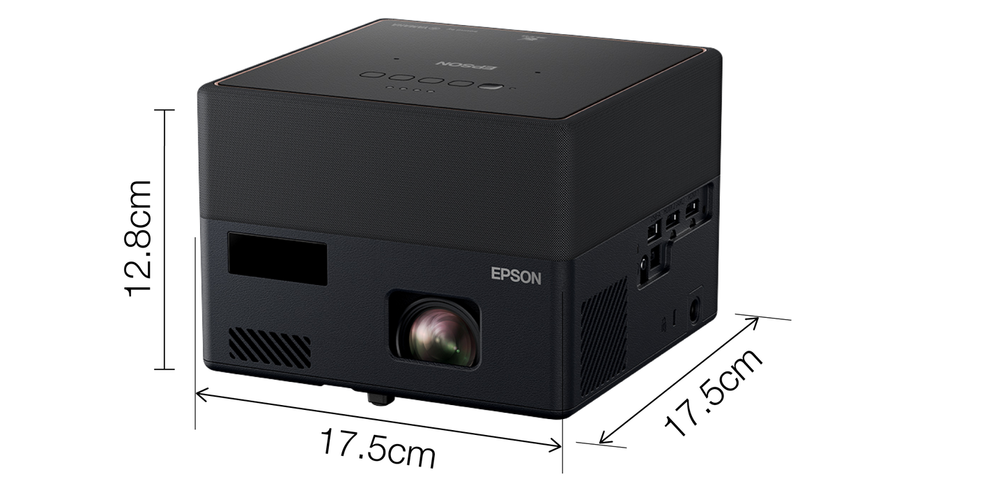 Epson EF-12 Full HD Projector, 1,000 ANSI Lumens Smart Mini Laser Projector