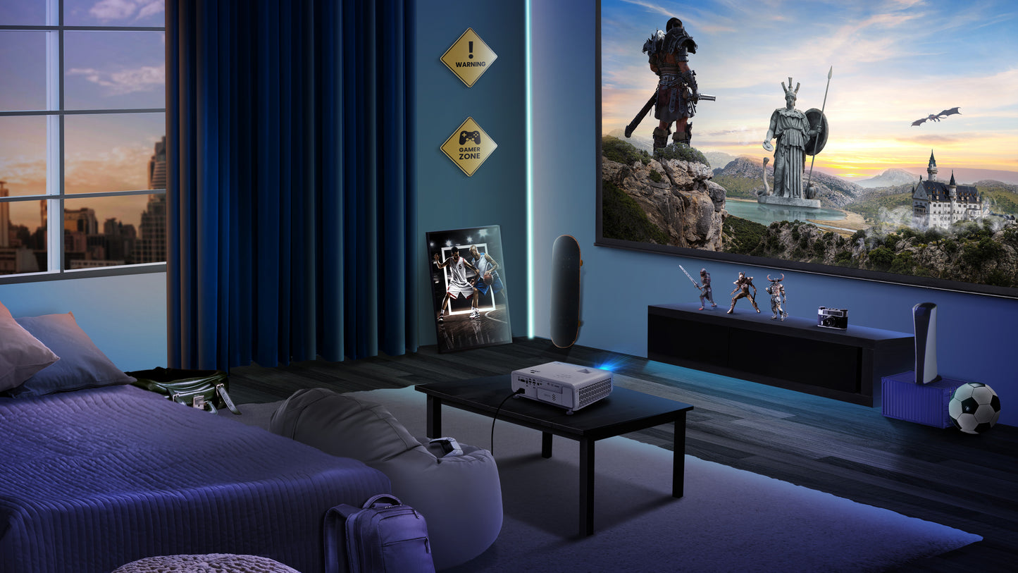 BenQ X500i | 4K HDR 4LED short throw gaming projector