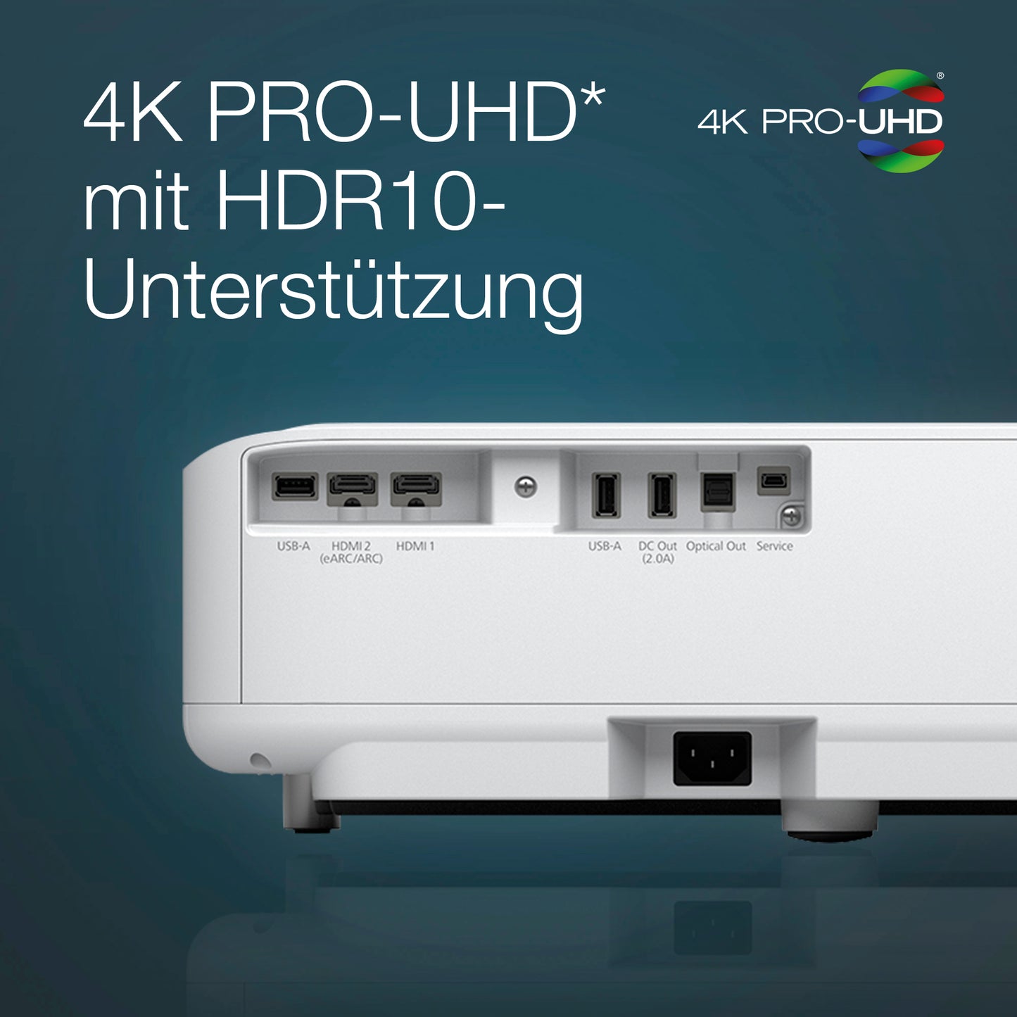 Epson EH-LS650W Weiß 4K PRO-UHD