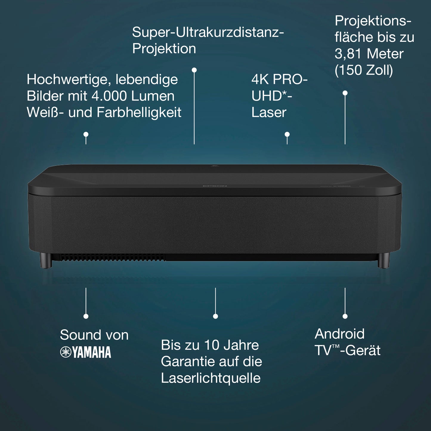 Epson EH-LS800B Schwarz 4K PRO-UHD -Laserprojektor Heimkino Beamer kaufen