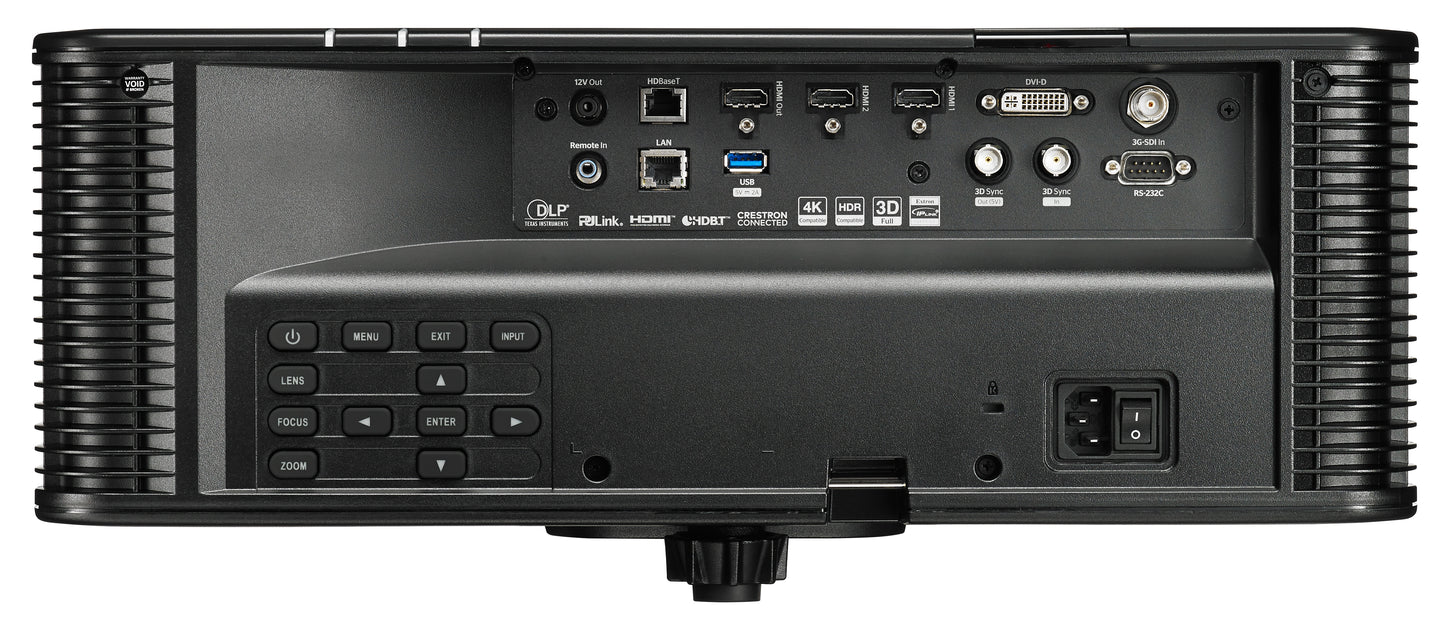 Optoma ZU1300 WUXGA Anschlüsse Laser Beamer