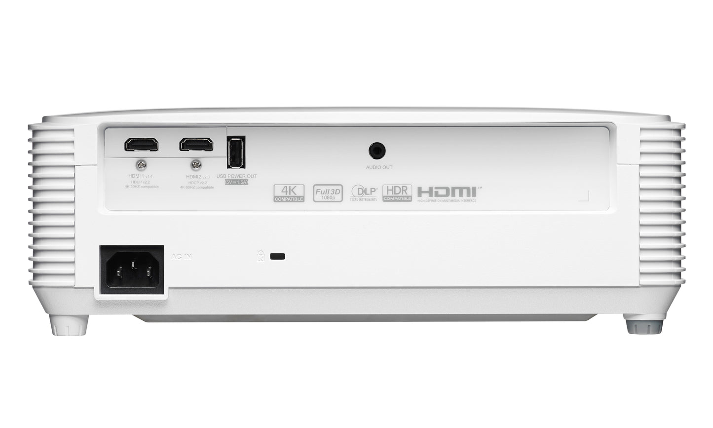 Optoma EH401 Beamer 2x HDMI, USB-Stromversorgung und integrierter Lautsprecher