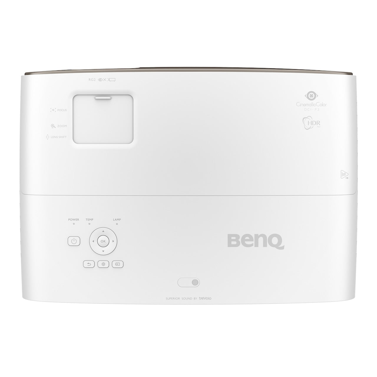 BenQ W2710 | True 4K Heimkino Beamer  von oben